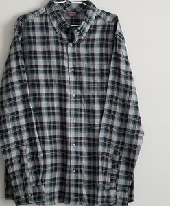 Great Northwest Flannel Plaid Button down shirt Men's XL